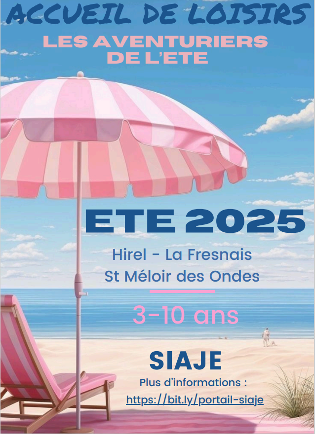 Affiche SIAJE été 2025 3-10 ans