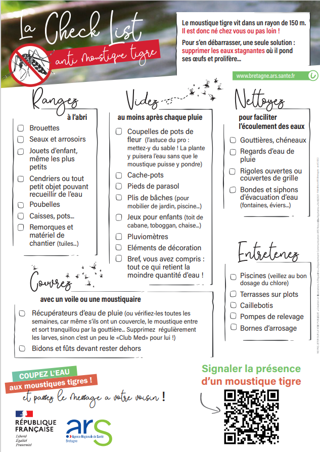 CHECK LIST MOUSTIQUE TIGRE