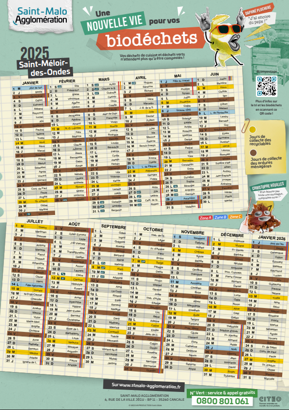 Collecte déchets 2025