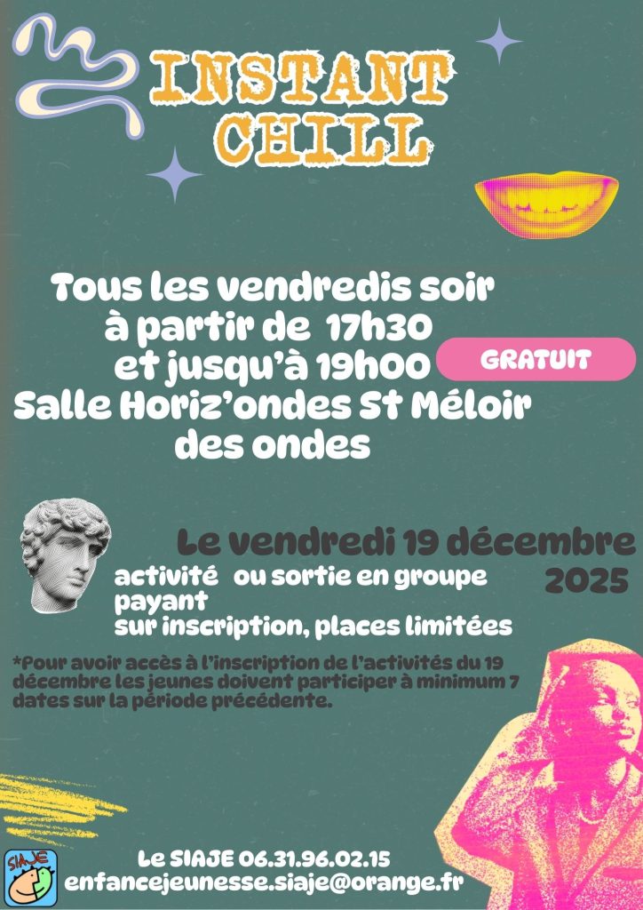 AFFICHE L'INSTANT CHILL 12.09.2025