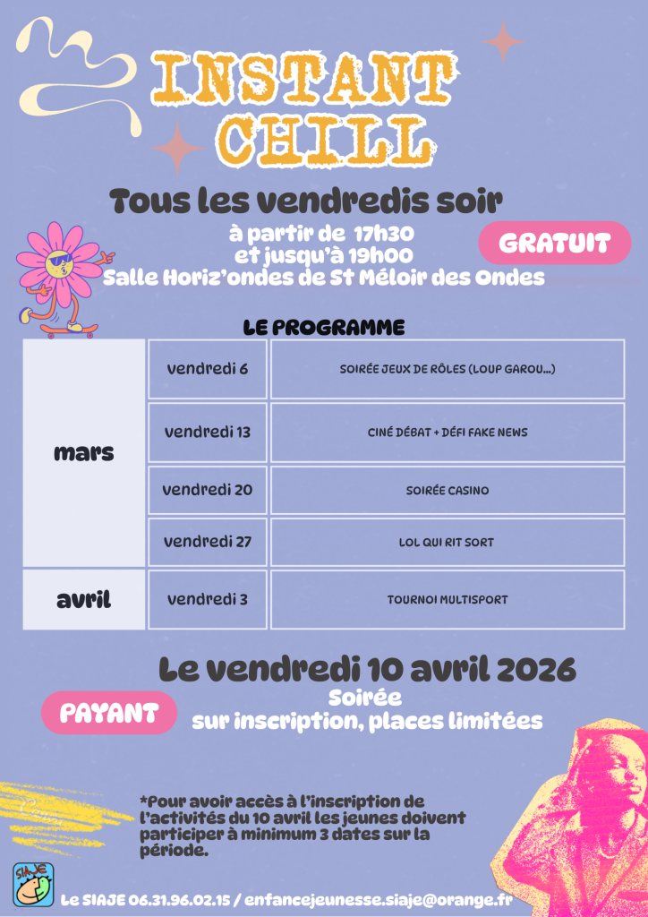 Instant chill marsavril 2026